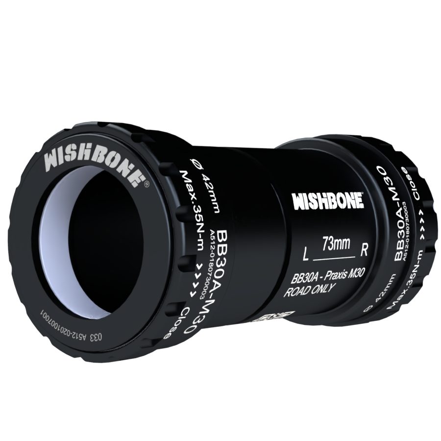 Wishbone BB30A (Asymmetric) Ceramic Bottom Bracket