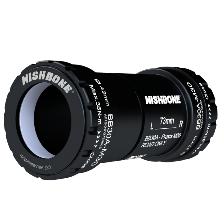 Wishbone BB30A (Asymmetric) Ceramic Bottom Bracket