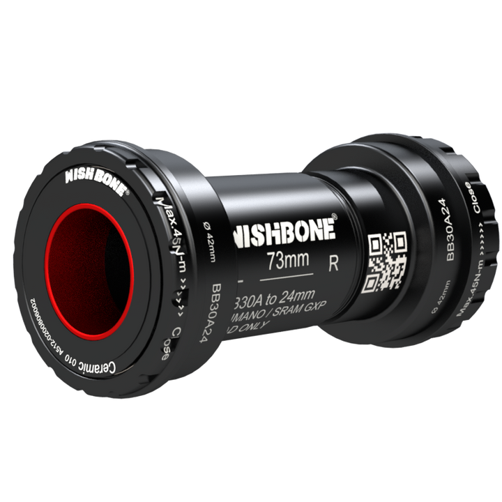 Wishbone BB30A (Asymmetric) Ceramic Bottom Bracket