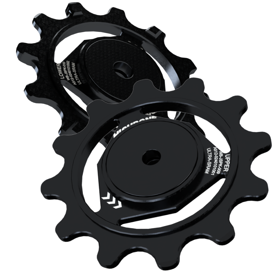 Wishbone Pulley Wheels - SRAM AXS Ultra 12-Speed - Black