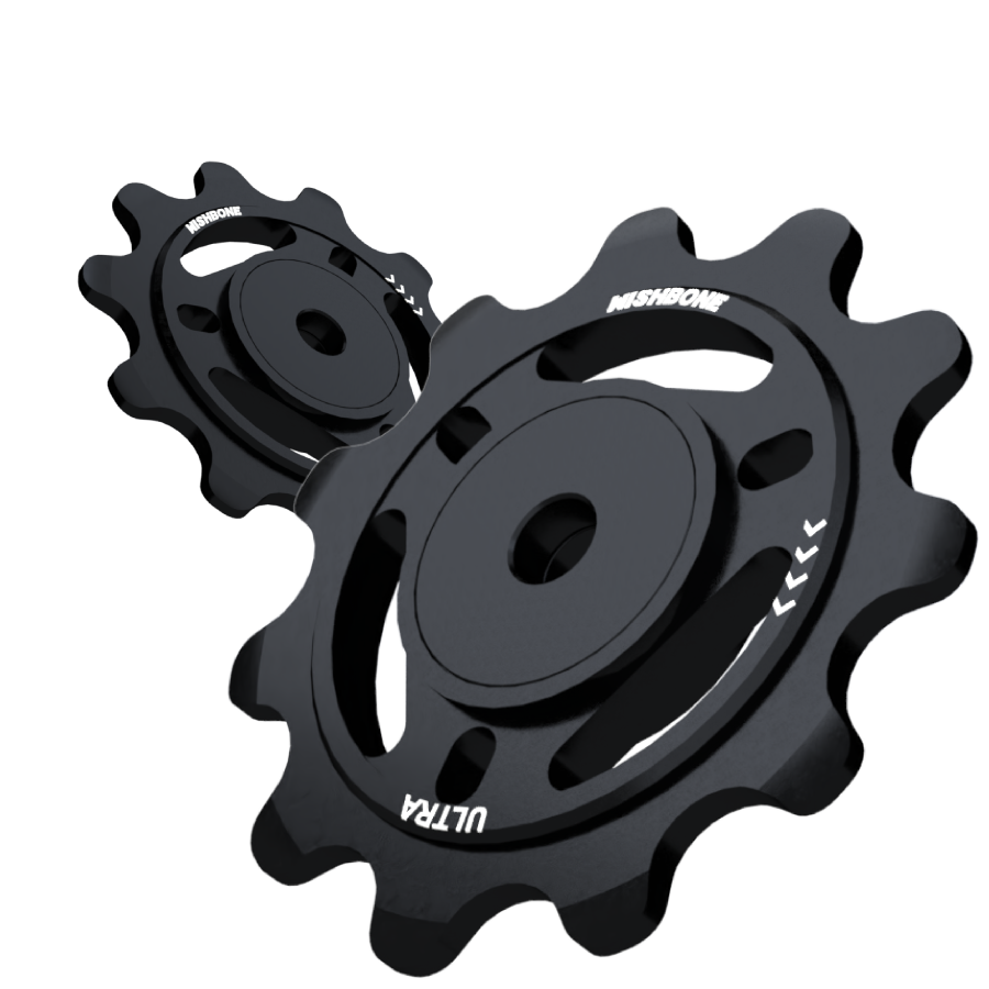 Wishbone Pulley Wheels - Shimano Ultra 12-Speed, Black